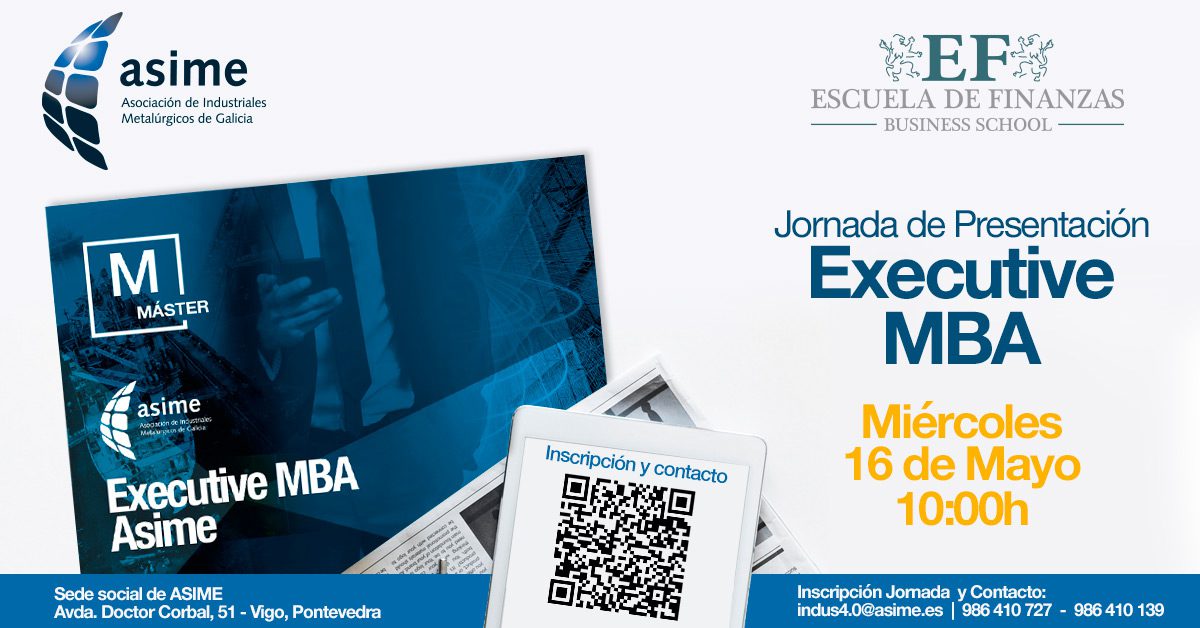 Asime mbaexecutive portada · ef Business School · Oleiros A Coruña