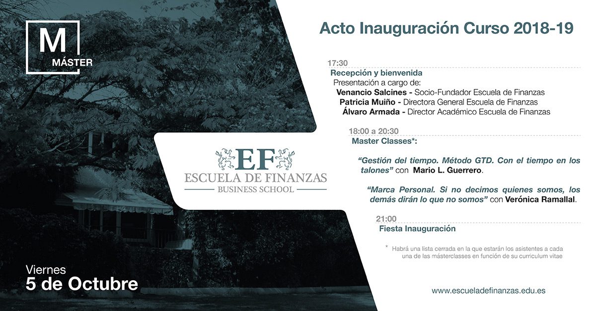 Escueladefinanzas 5octubre2018 lr · ef Business School · Oleiros A Coruña