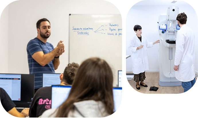 Lab edit · FP Laboratorio Clínico Biomédico · A Coruña · ef Business School · Galicia